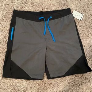 NWT gray C9 by Champion running shorts size large